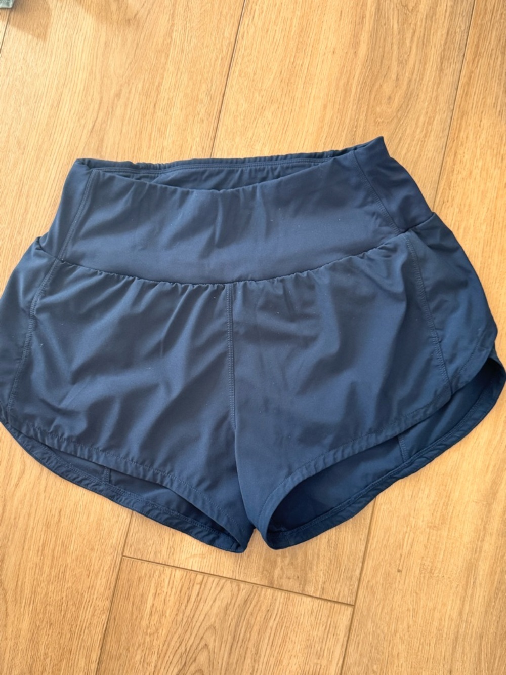 Amazon Navy Women's High-Rise Athletic Shorts - Size Small